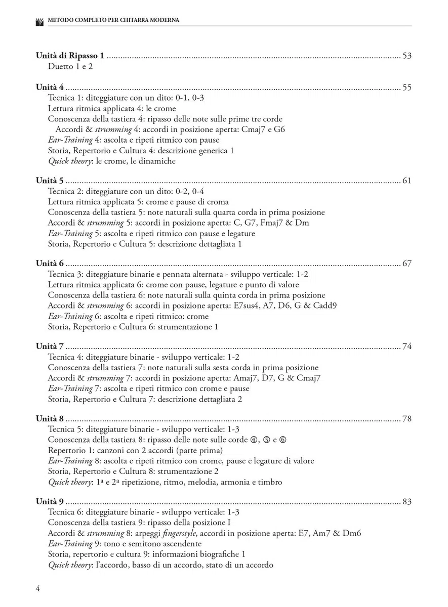 Metodo completo per chitarra moderna. Con ear-training e teoria musicale. Con audio in download (Vol. 1)