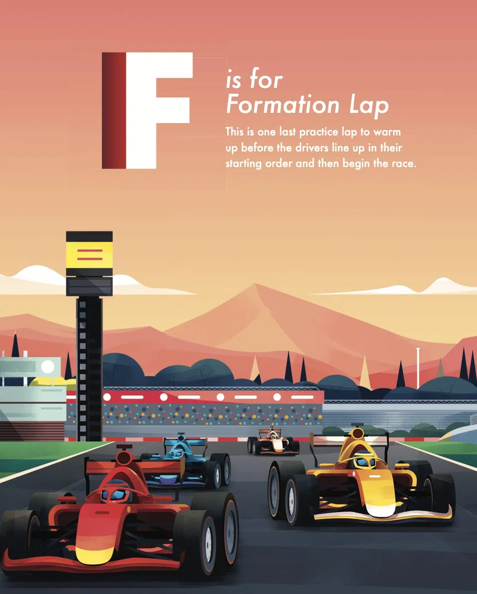 ABCs of Racing: Alphabet Formula 1 Racing Book for Kids & Young Fans (3–8)