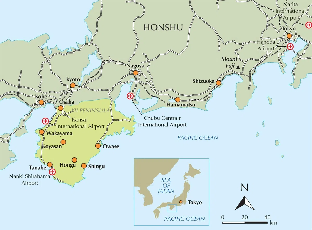 Japan's Kumano Kodo Pilgrimage: Nakahechi, Koyasan, Kohechi, Iseji and Hongu Trails