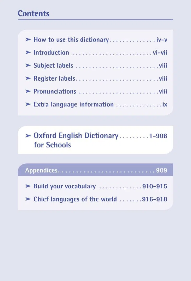 Oxford English Dictionary for Schools