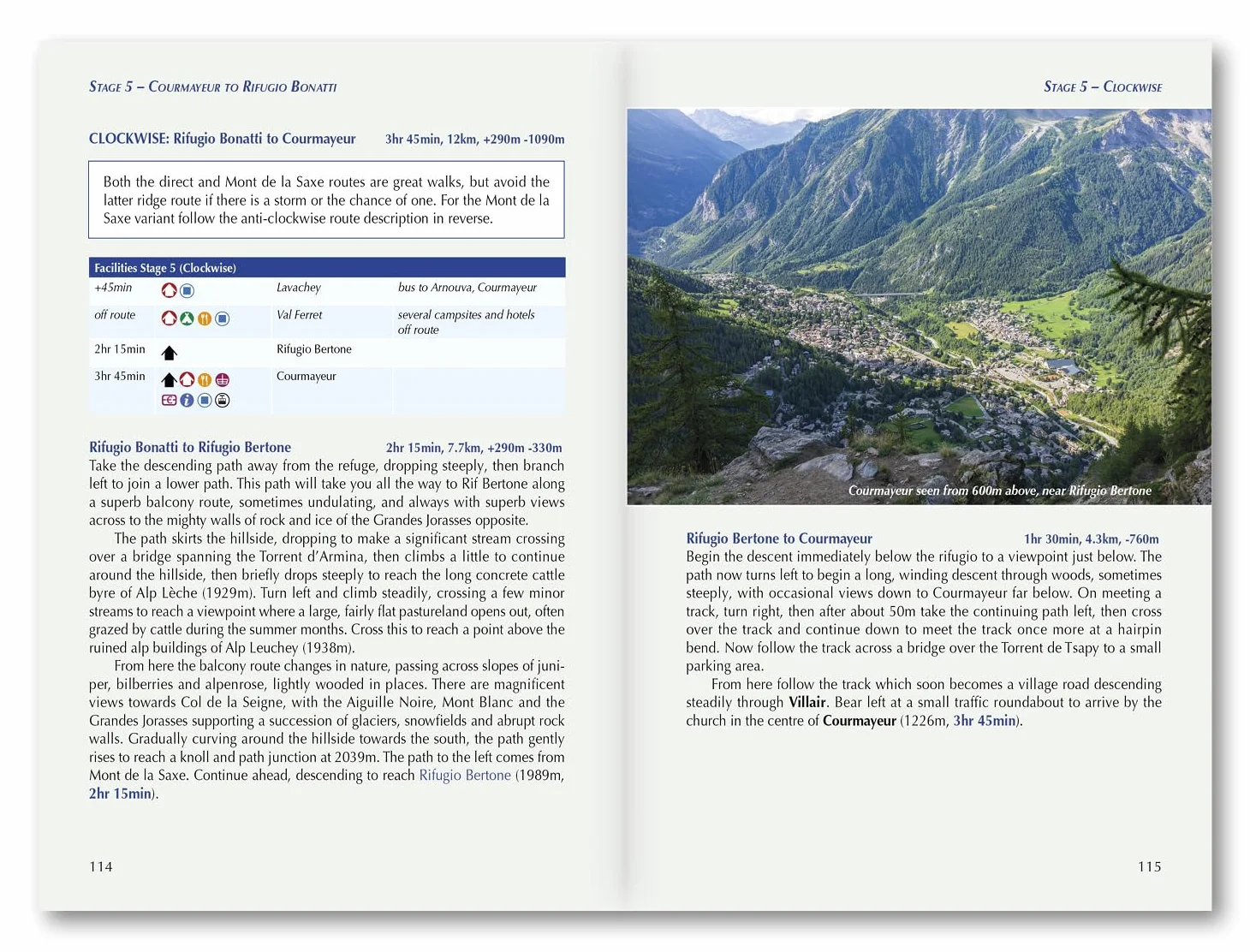 Trekking the Tour Du Mont Blanc: Classic 170km Hut-To-Hut Hike With Two-Way Route Description