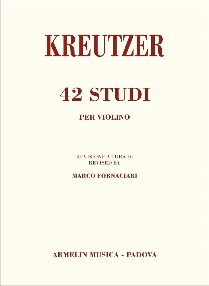 42 Studi per Violino. Revisione e diteggiatura di Marco Fornaciari