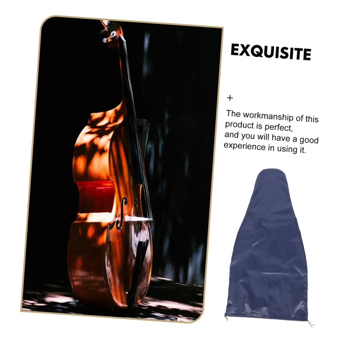 YARNOW Copertura da e per Antipolvere Blu Elegante Violoncello Facile Trasportare, Protezione Multifunzionale per Performance e Viaggio