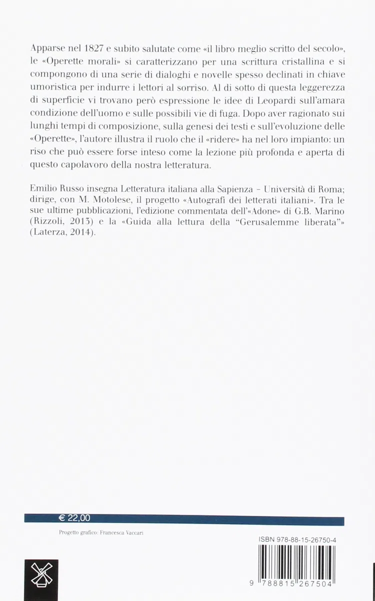 Ridere del mondo. La lezione di Leopardi