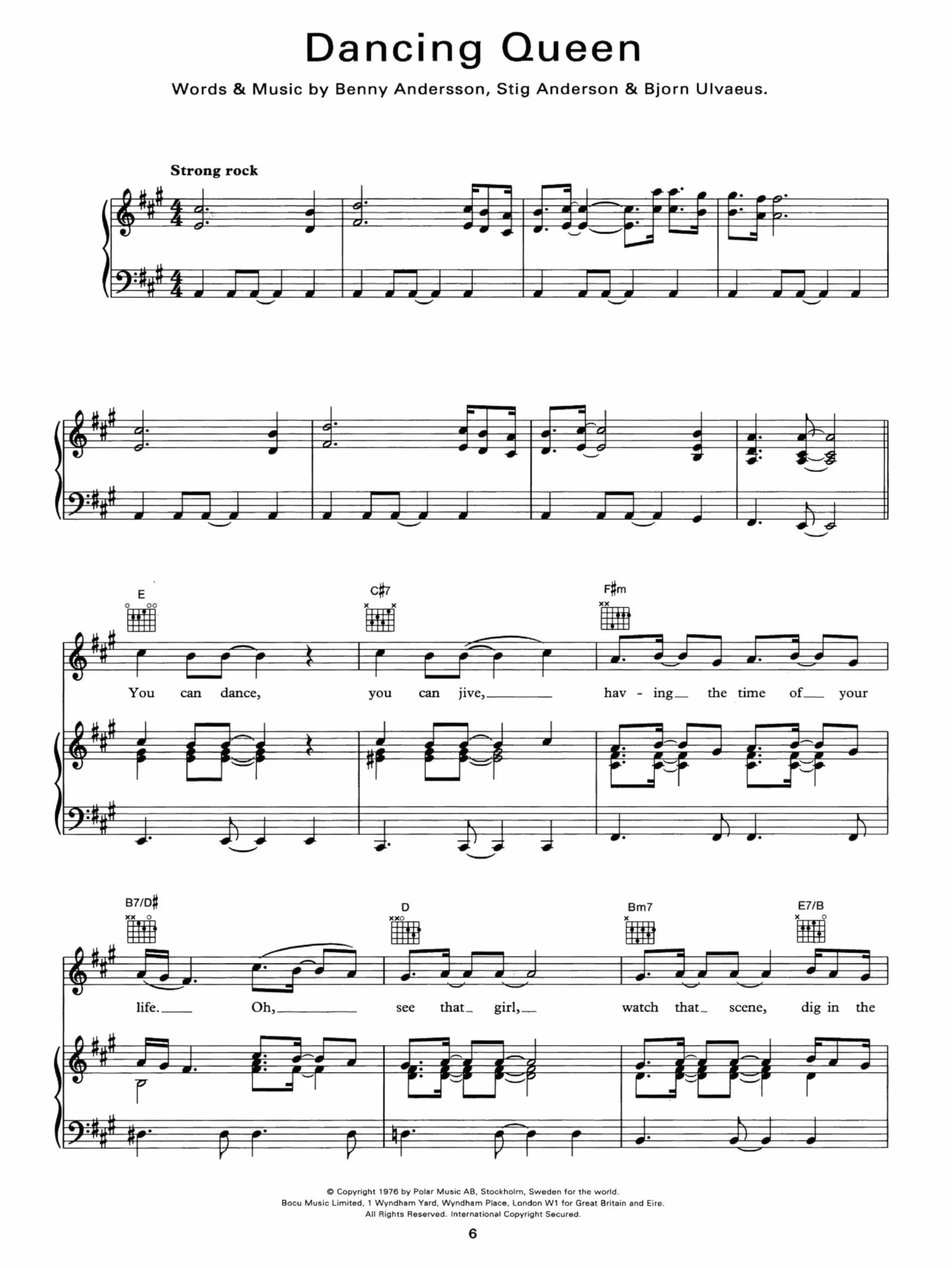 ABBA Gold Greatest Hits PVG: Songbuch für Klavier, Gesang und Gitarre [Lingua inglese]