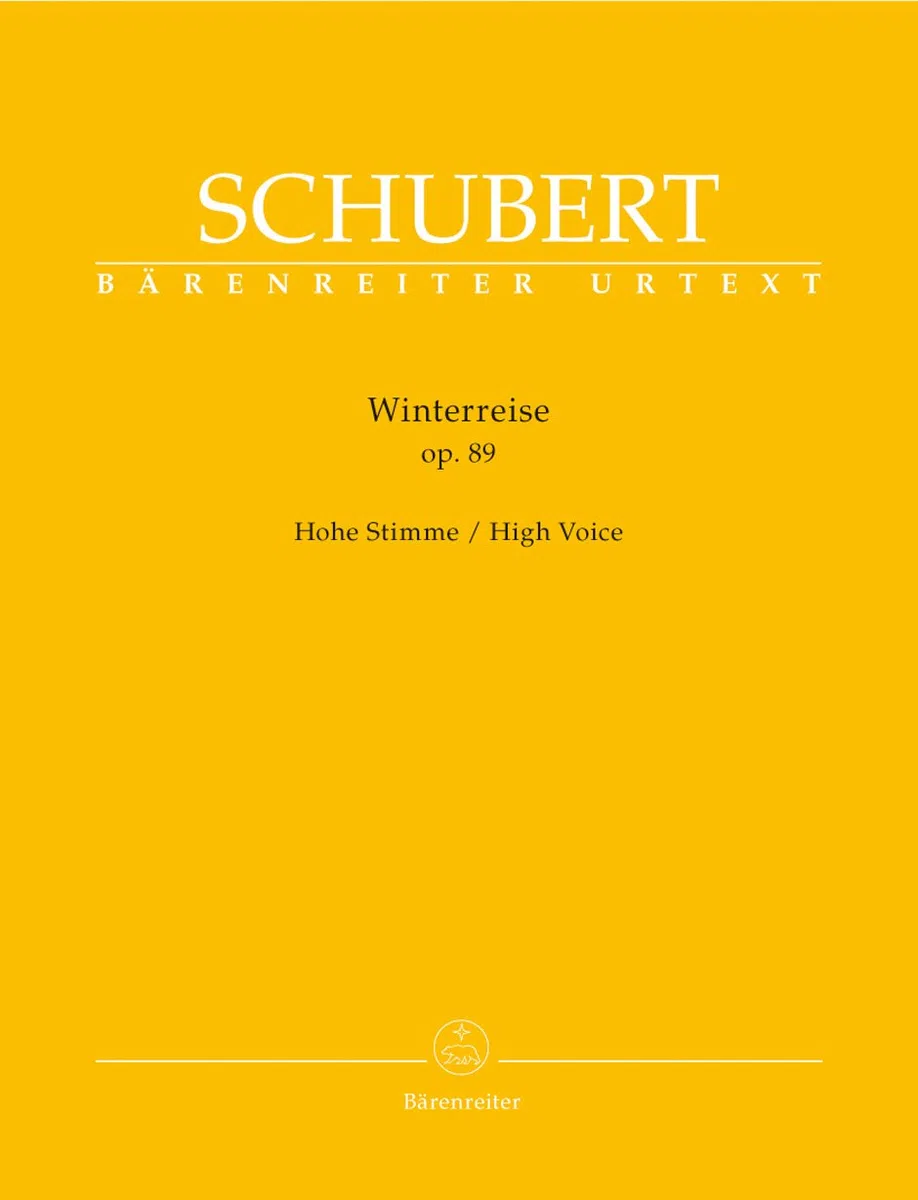 Winterreise op. 89 (Hohe Stimme). Singpartitur, Urtextausgabe