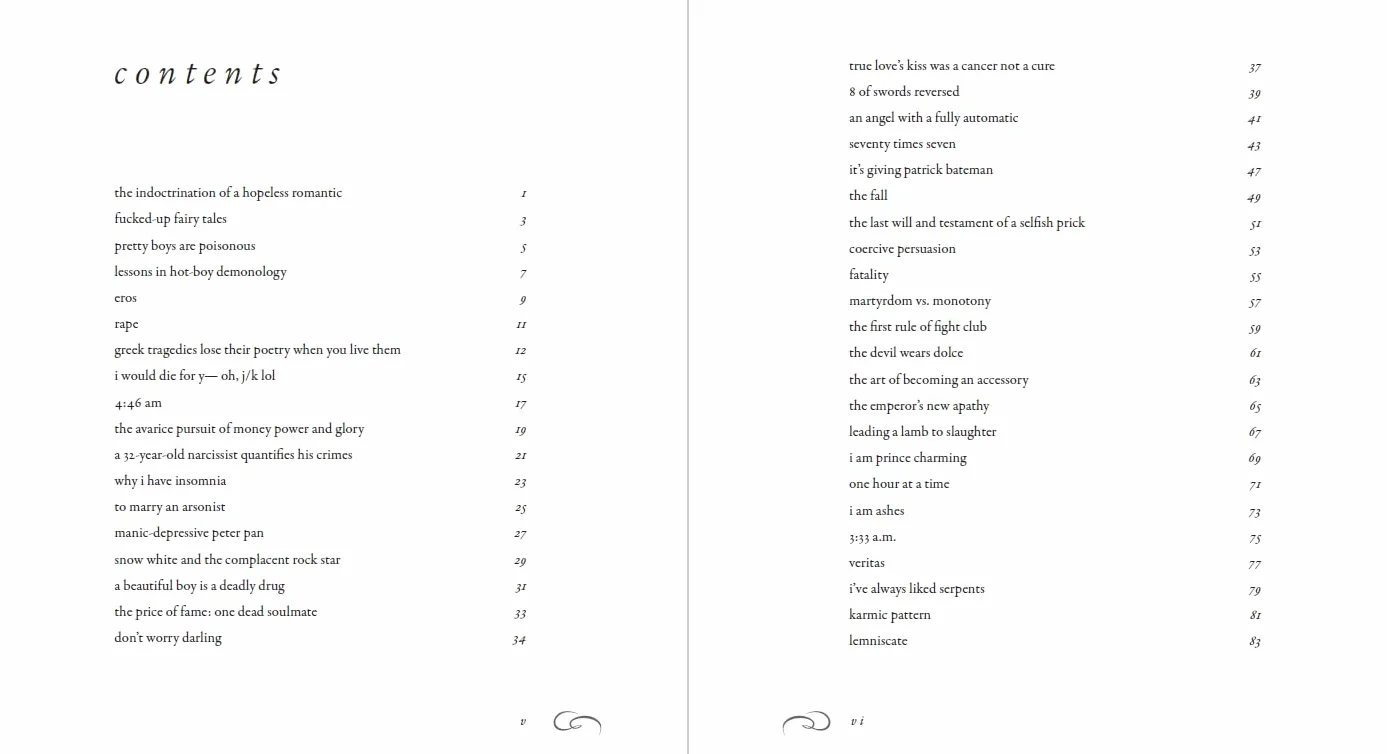 Pretty boys are poisonous: poems