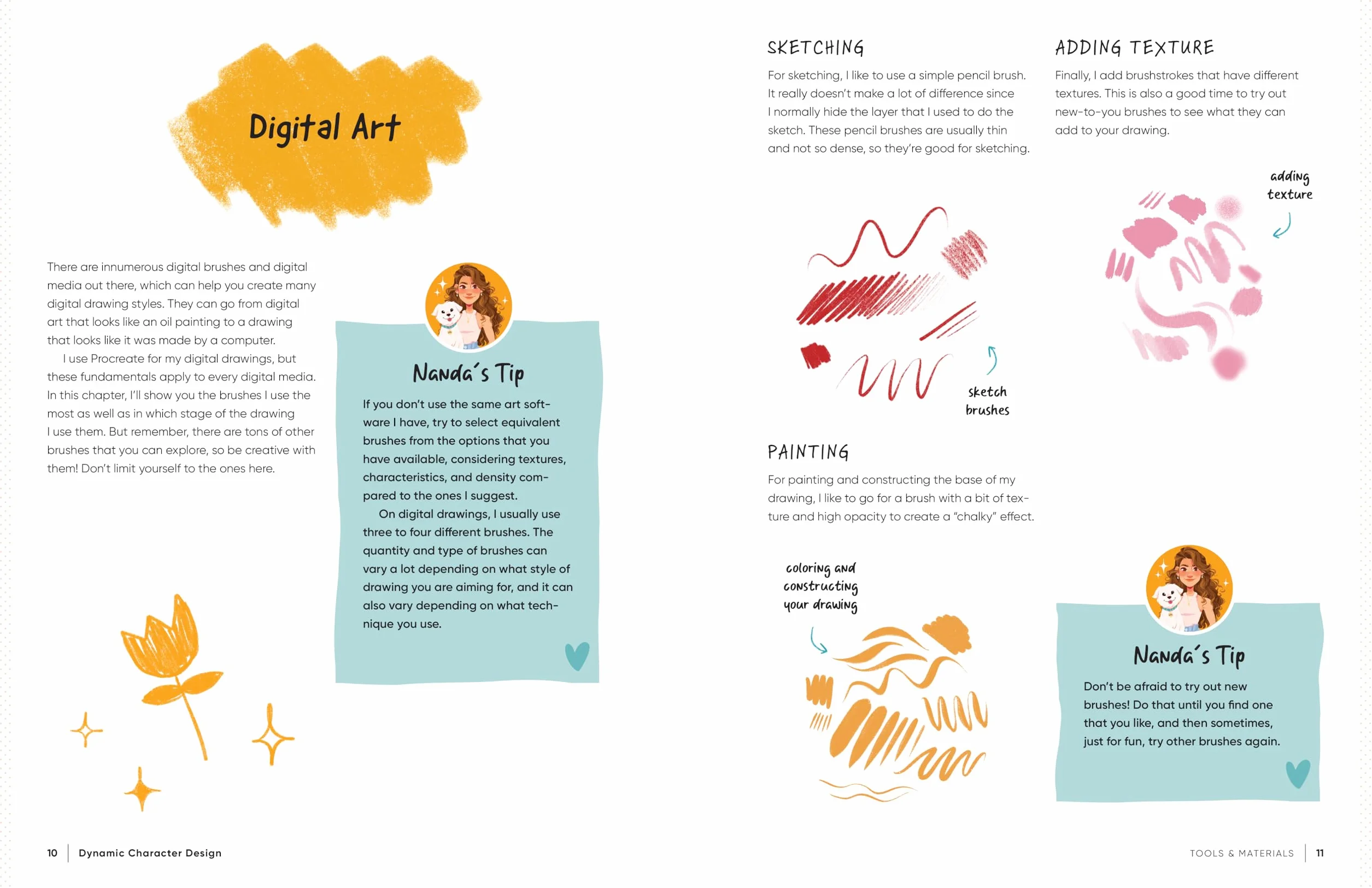 Dynamic Character Design: Draw faces and figures with pencil, markers, digital tools, and more