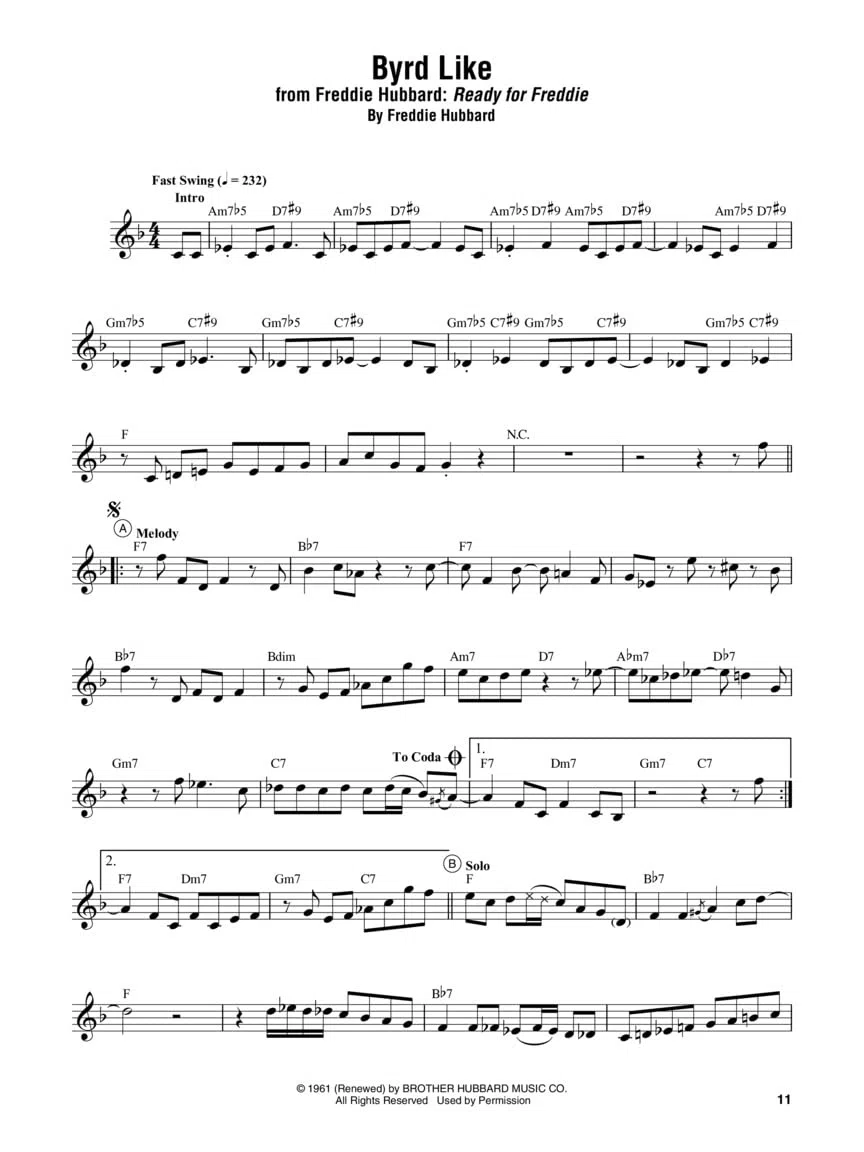 Trumpet Omnibook: For B-Flat Instruments Transcribed Exactly from Artist Recorded Solos