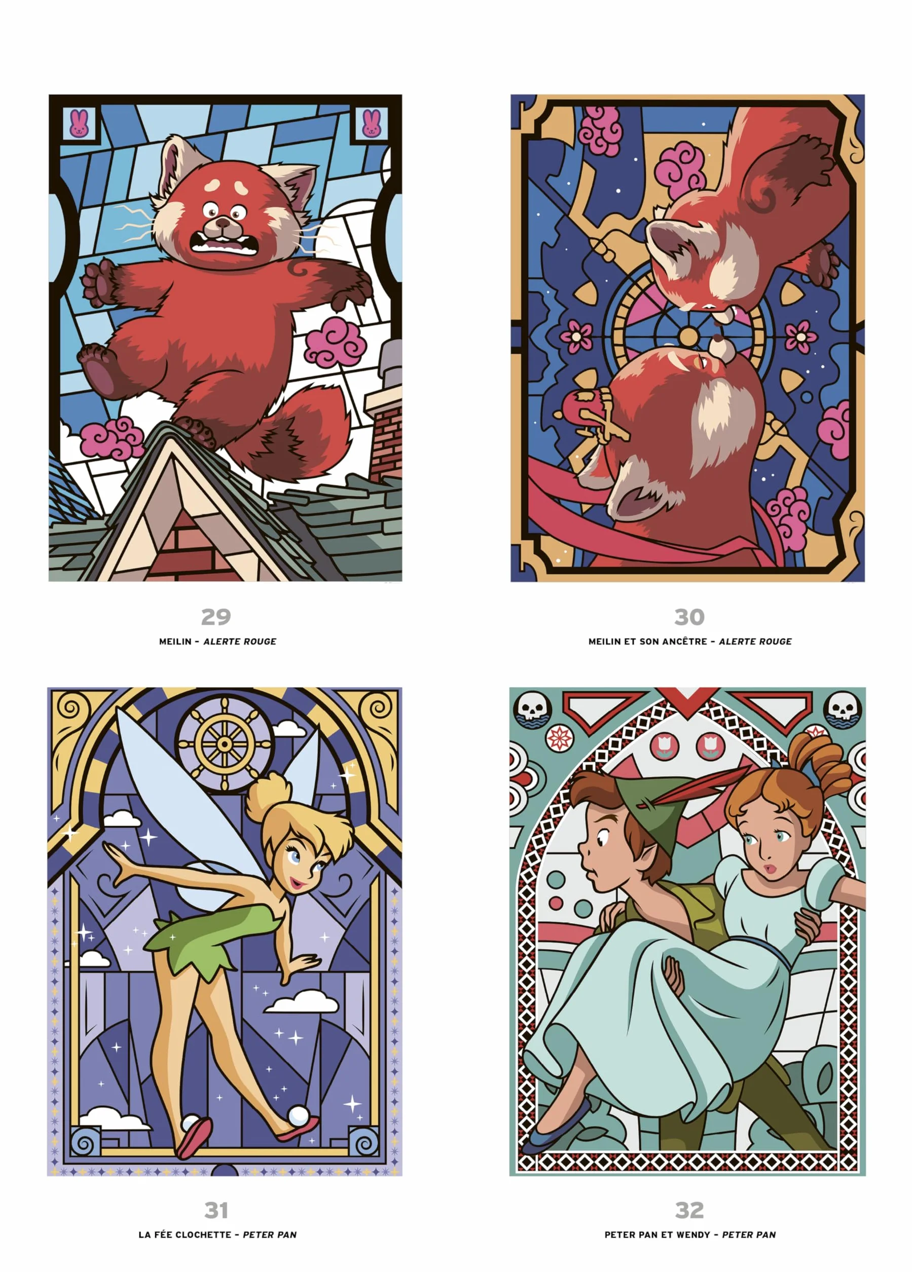 Coloriages mystères Disney Vitraux: Tome 2