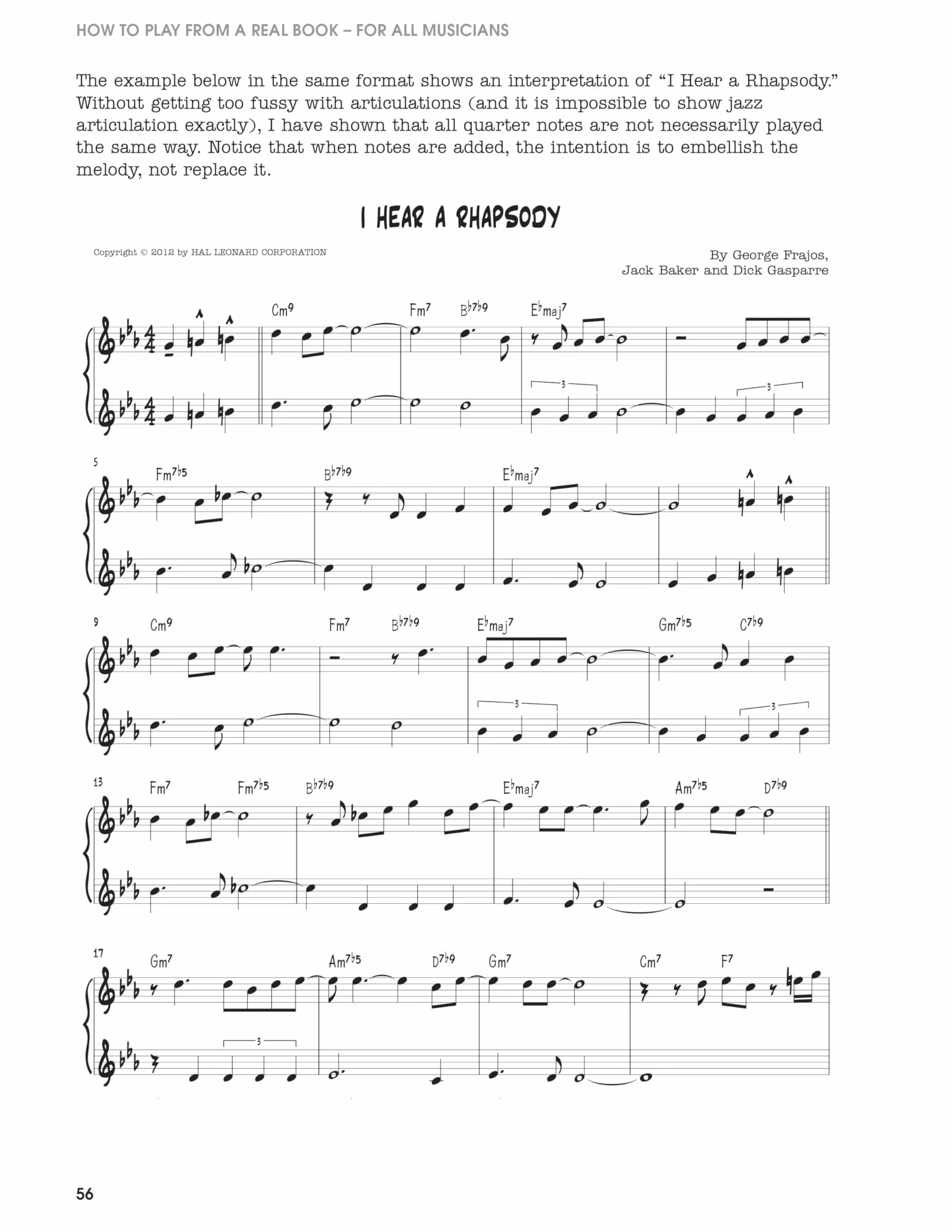 How to Play from a Real Book: For All Musicians
