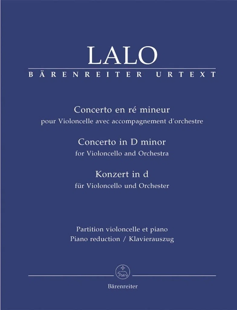 Konzert für Violoncello und Orchester d-Moll.Klavierauszug, Urtextausgabe
