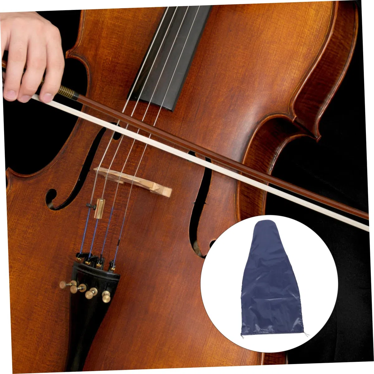 YARNOW Copertura da e per Antipolvere Blu Elegante Violoncello Facile Trasportare, Protezione Multifunzionale per Performance e Viaggio