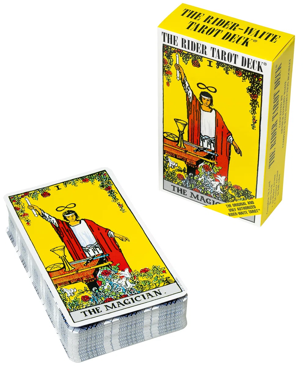 U.S. Games Rider-Waite Tarot Deck: The Authentic Rider-Waite® Tarot Deck with Instruction Booklet, Essential for Tarot Beginners & Expert Readers