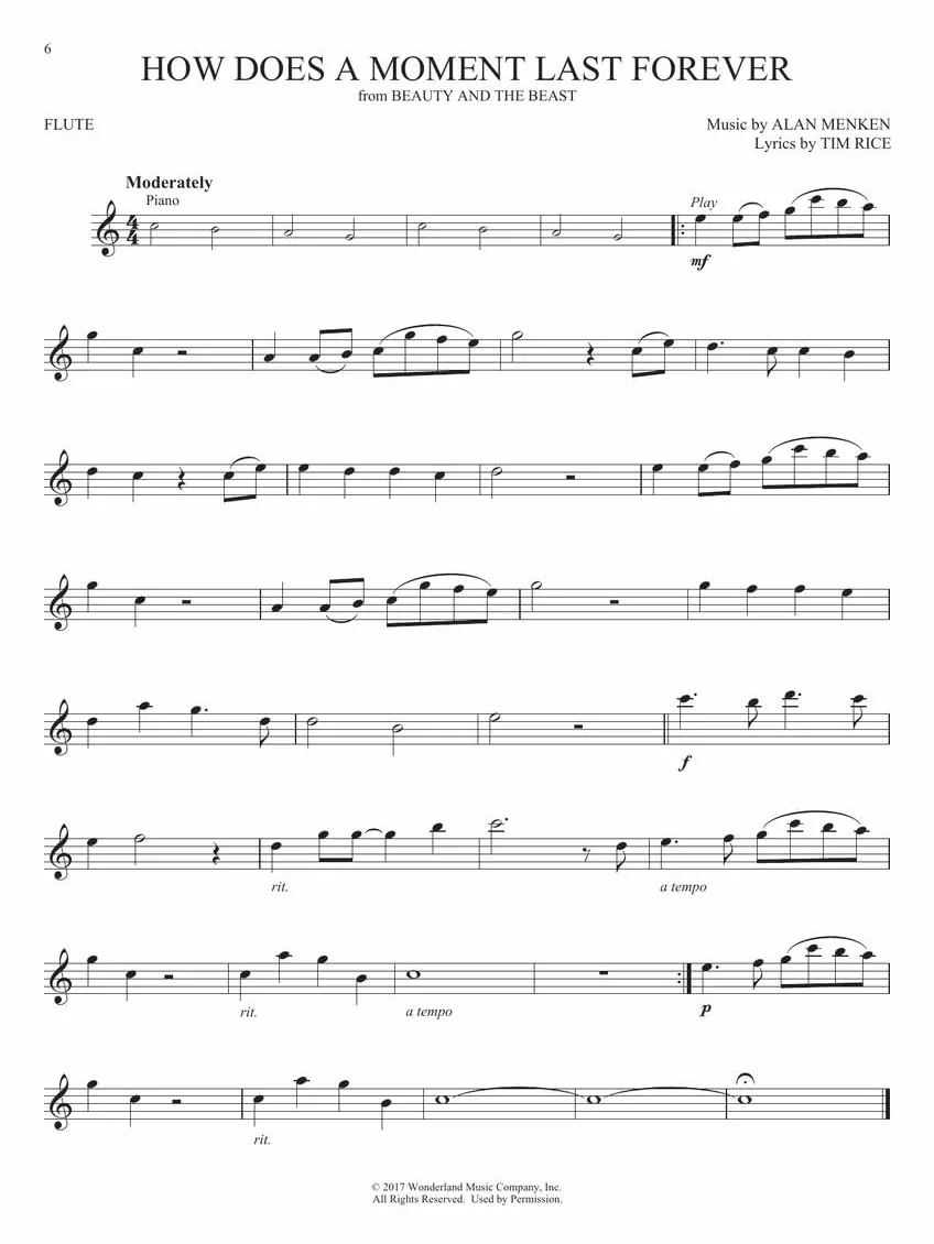 Favorite Disney Songs: Flute: Includes Downloadable Audio