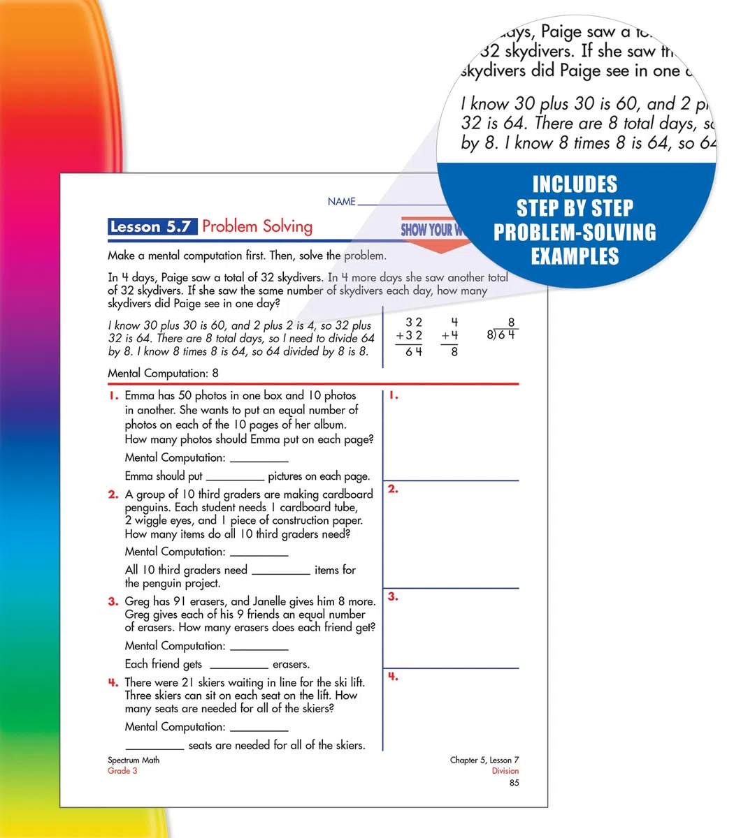 Spectrum Math, Grade 3