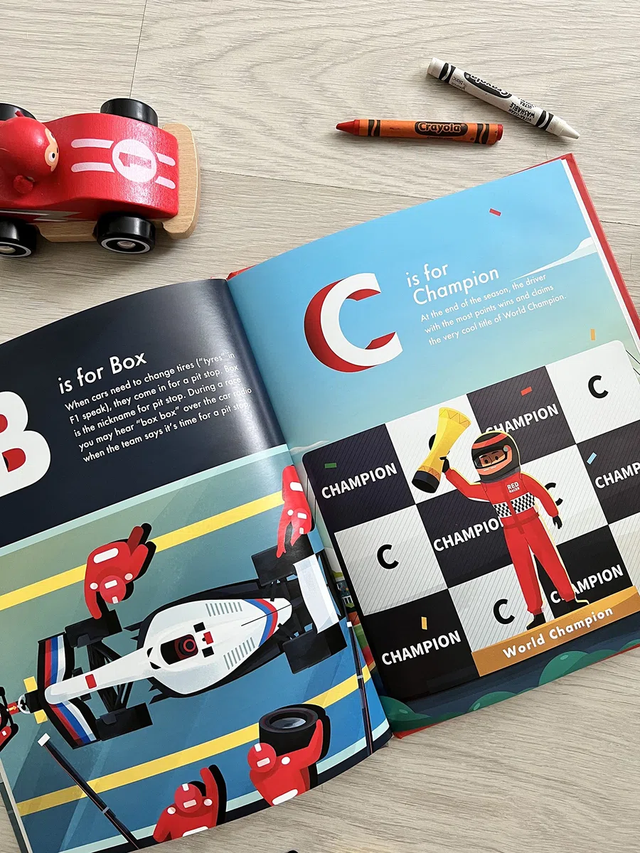 ABCs of Racing: Alphabet Formula 1 Racing Book for Kids & Young Fans (3–8)