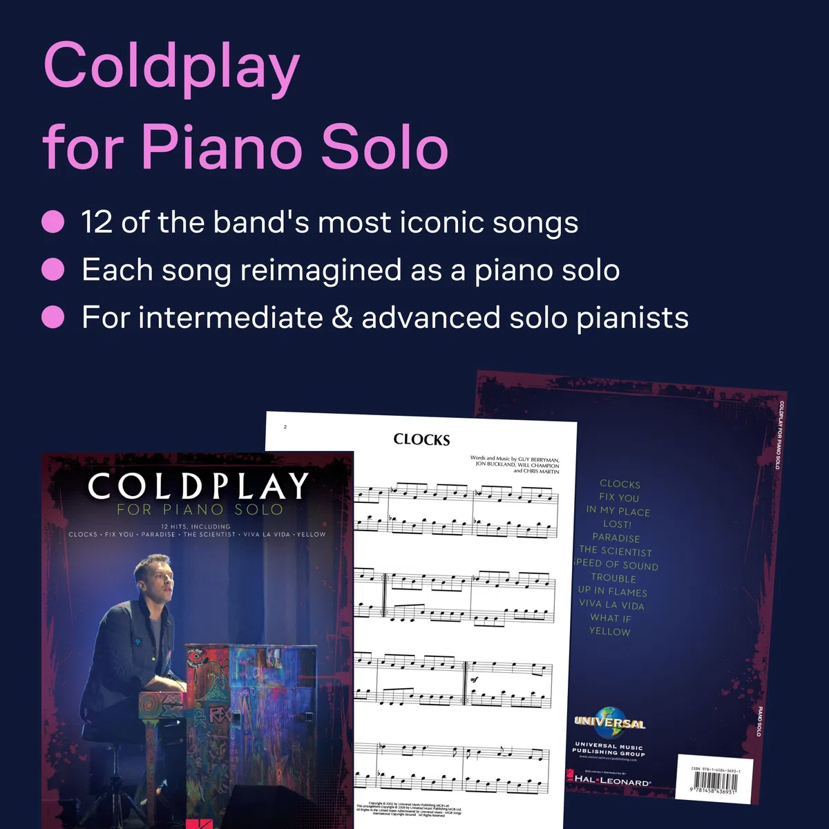 Coldplay For Piano Solo.