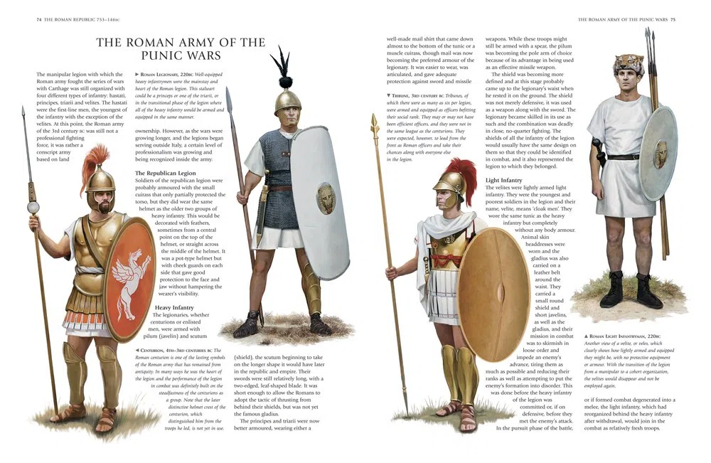 An Illustrated Encyclopedia of the Uniforms of the Roman World: A Detailed Study of the Armies of Rome and Their Enemies, Including the Etruscans, ... ... Gauls, Huns, Sassaids, Persians and Turks