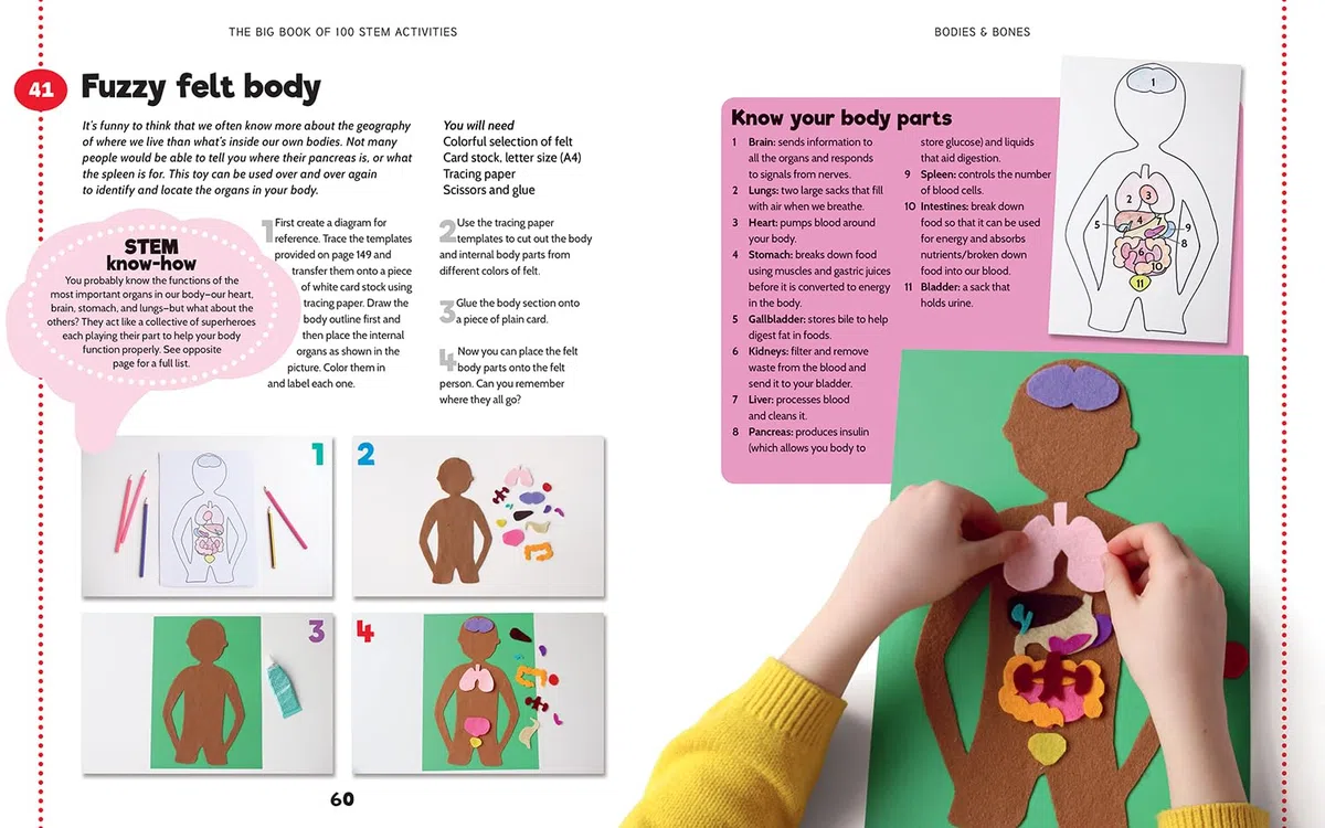 Big Book of 100 STEM Activities: Science Technology Engineering Math