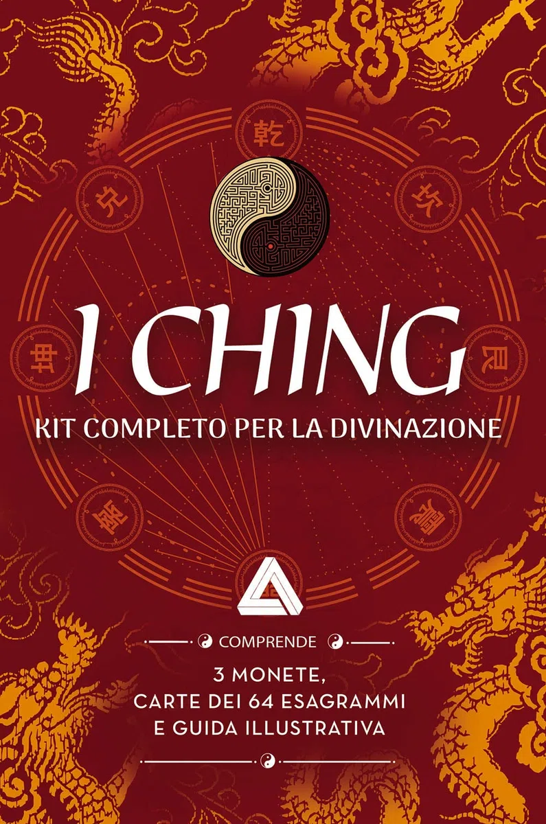 I Ching. Con 64 carte degli esagrammi. Con 3 monete