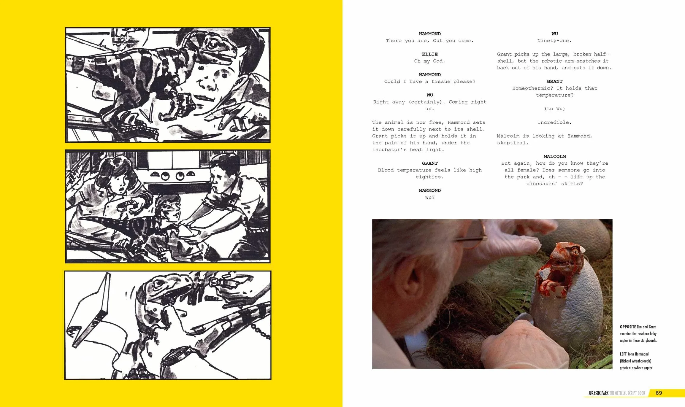 Jurassic Park: The Official Script Book: Complete with Annotations and Illustrations