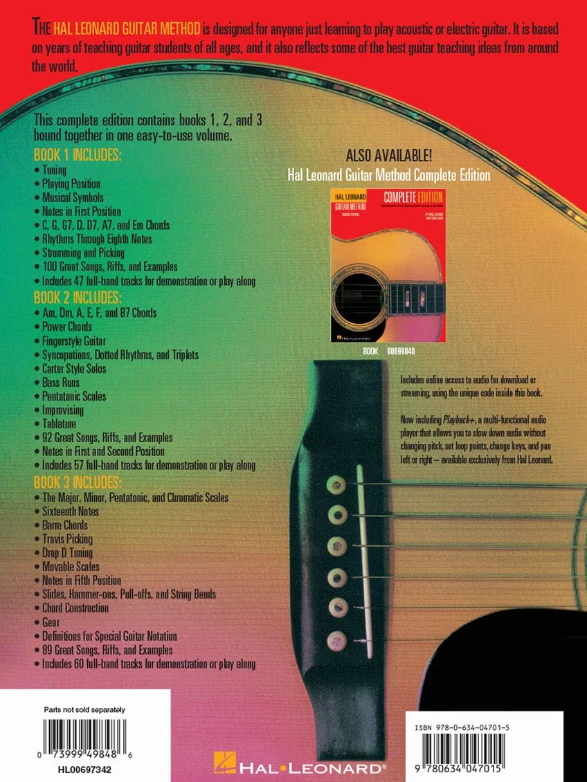 Hal Leonard Guitar Method: Complete Edition (Book/Online Audio) [Lingua inglese]