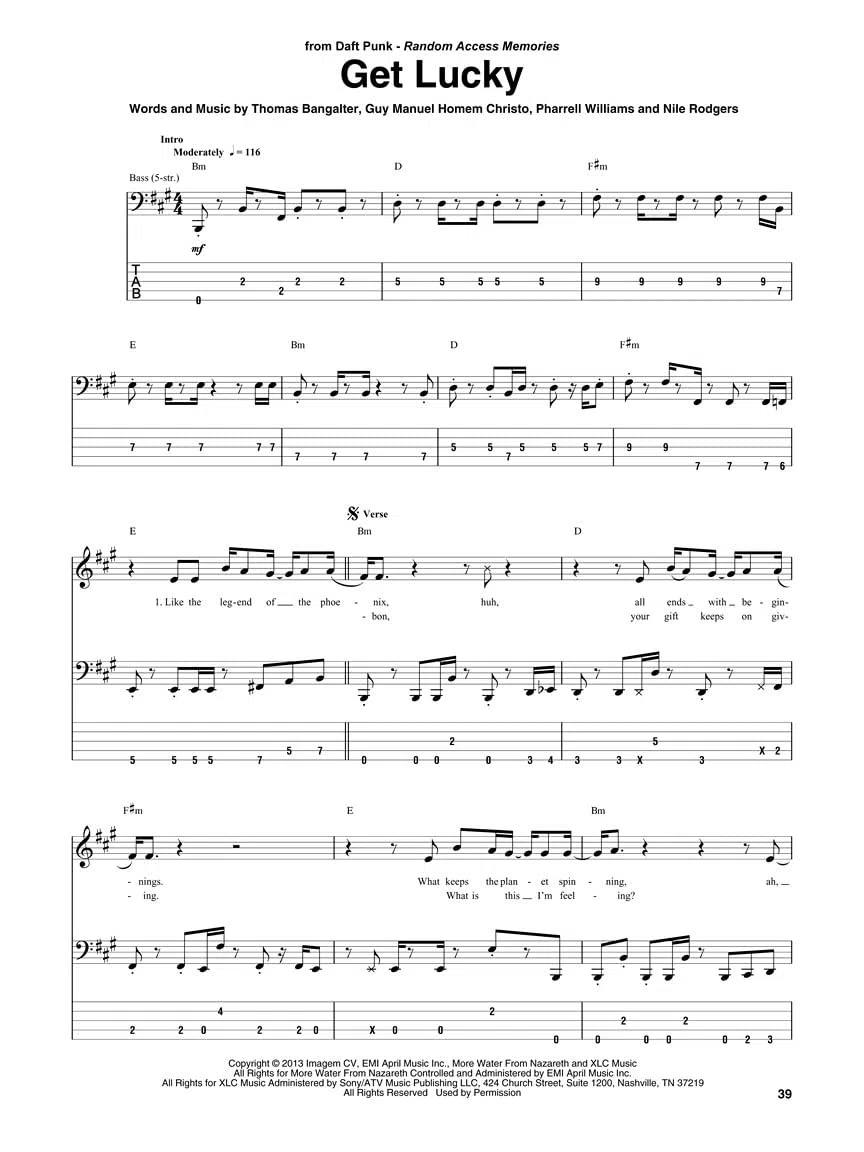 Best of Bass Tab.: Bass Recorded Versions