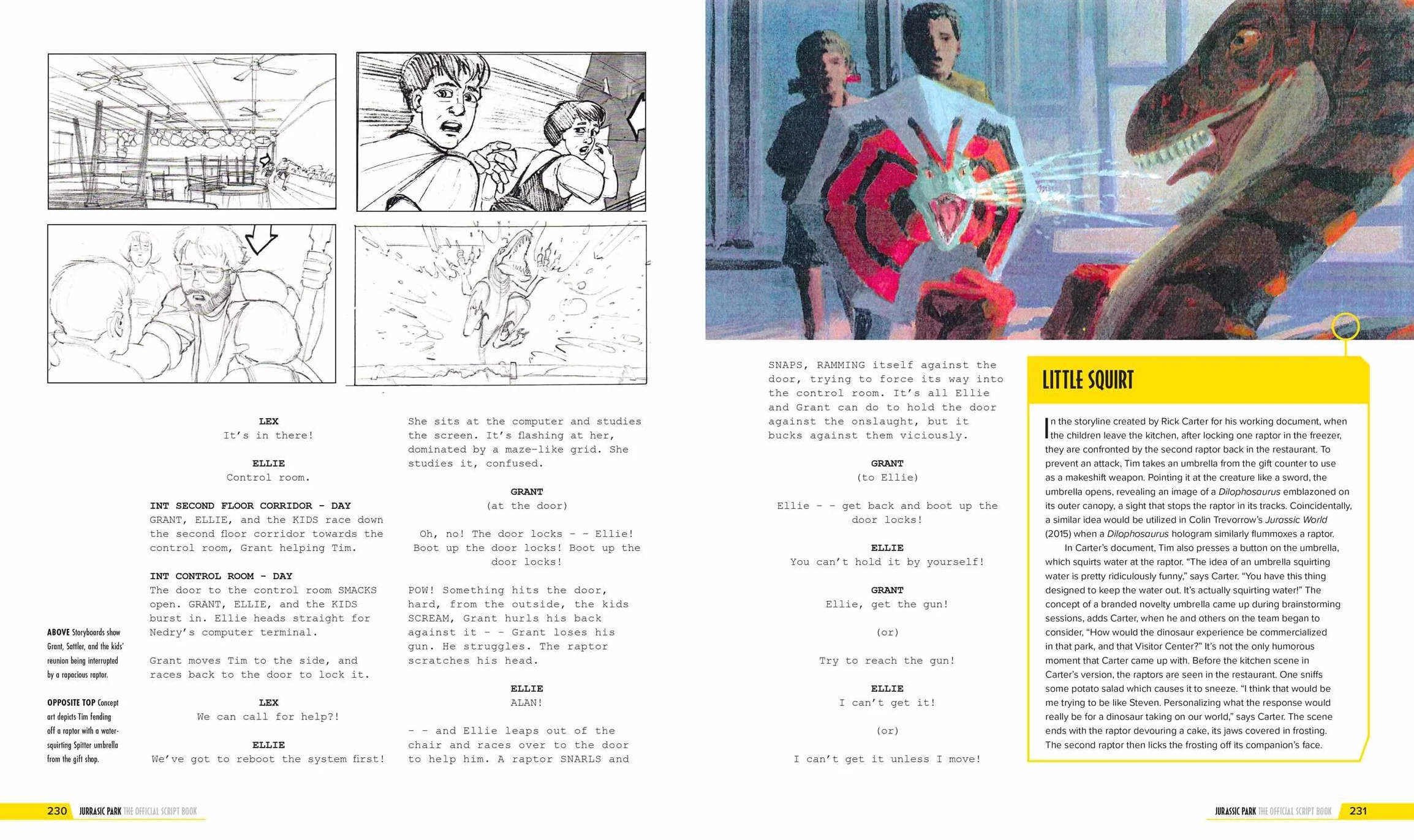 Jurassic Park: The Official Script Book: Complete with Annotations and Illustrations