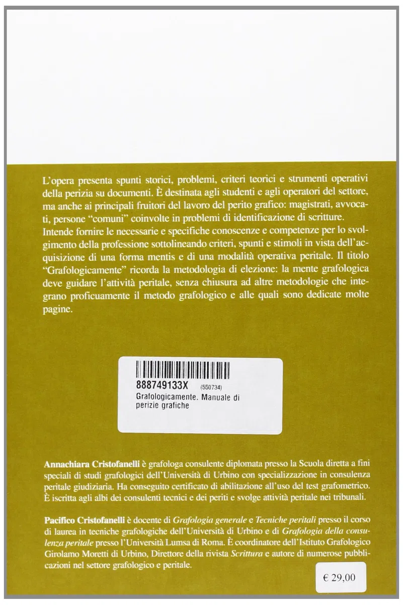 Grafologicamente. Manuale di perizie grafiche
