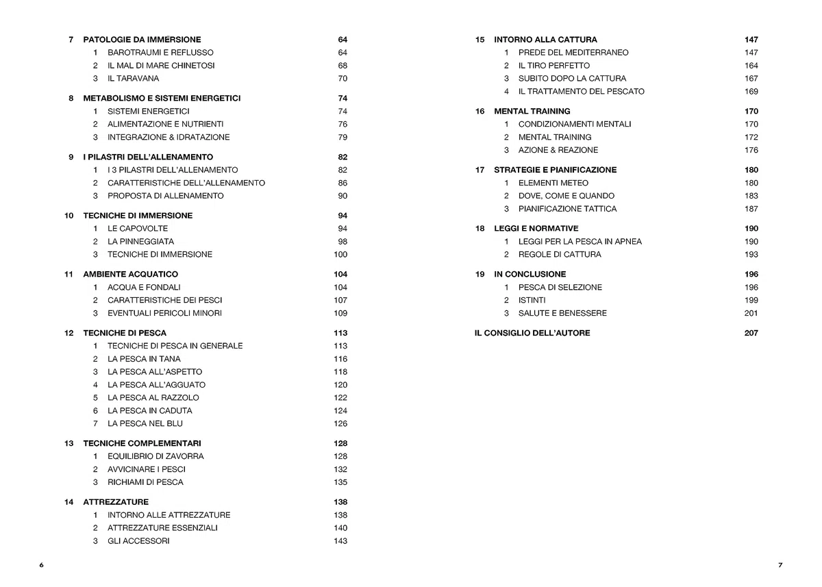 Manuale di pesca in apnea