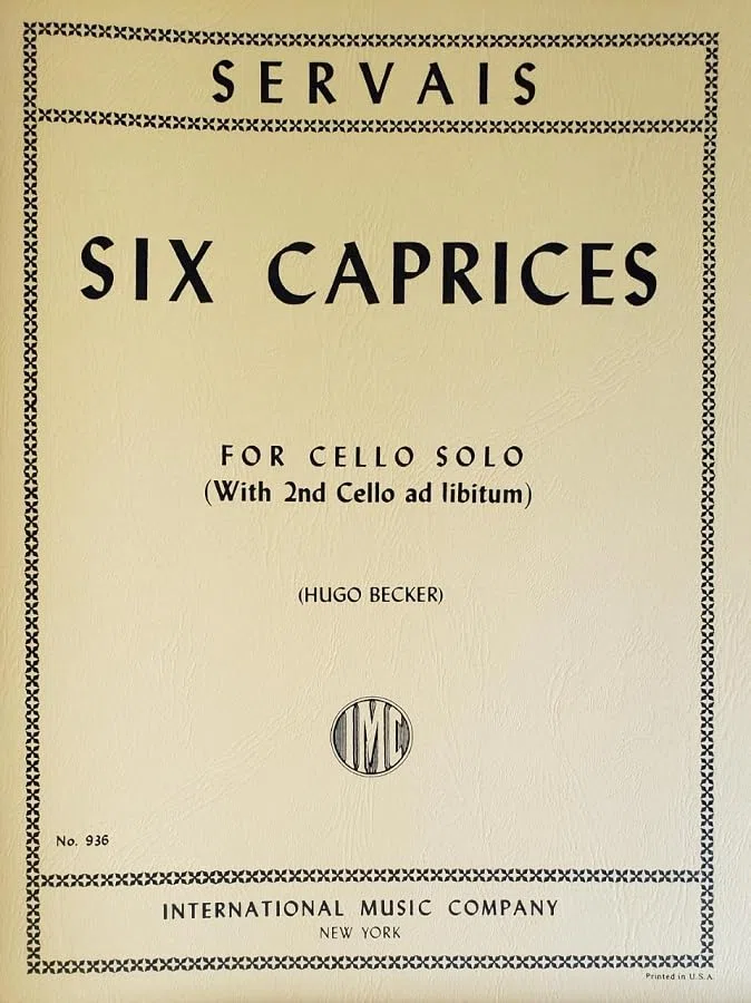 Six Caprices Op. 11. (Ii Vc Ad Lib.) (Becker). IMC PUBLISHER