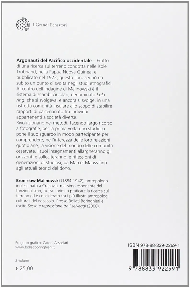 Argonauti del Pacifico Occidentale, Set di 2 volumi