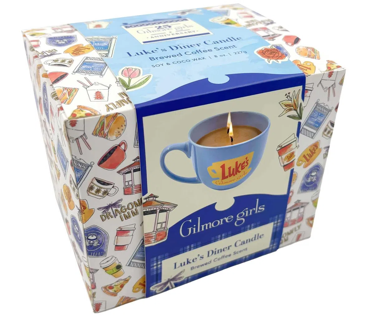 Gilmore Girls Luke's Diner Coffee Cup Candle