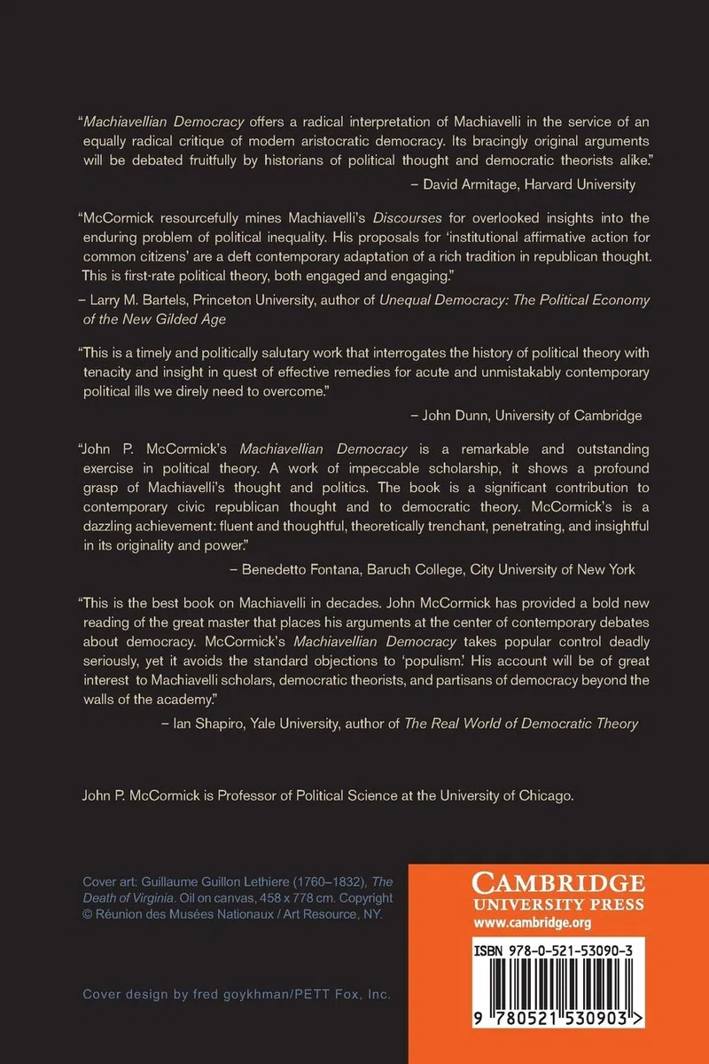 Machiavellian Democracy