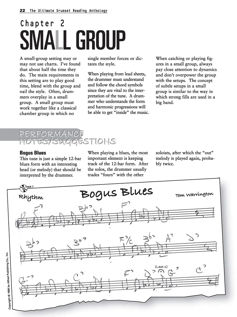 The Ultimate Drumset Reading Anthology: For the Working Drummer