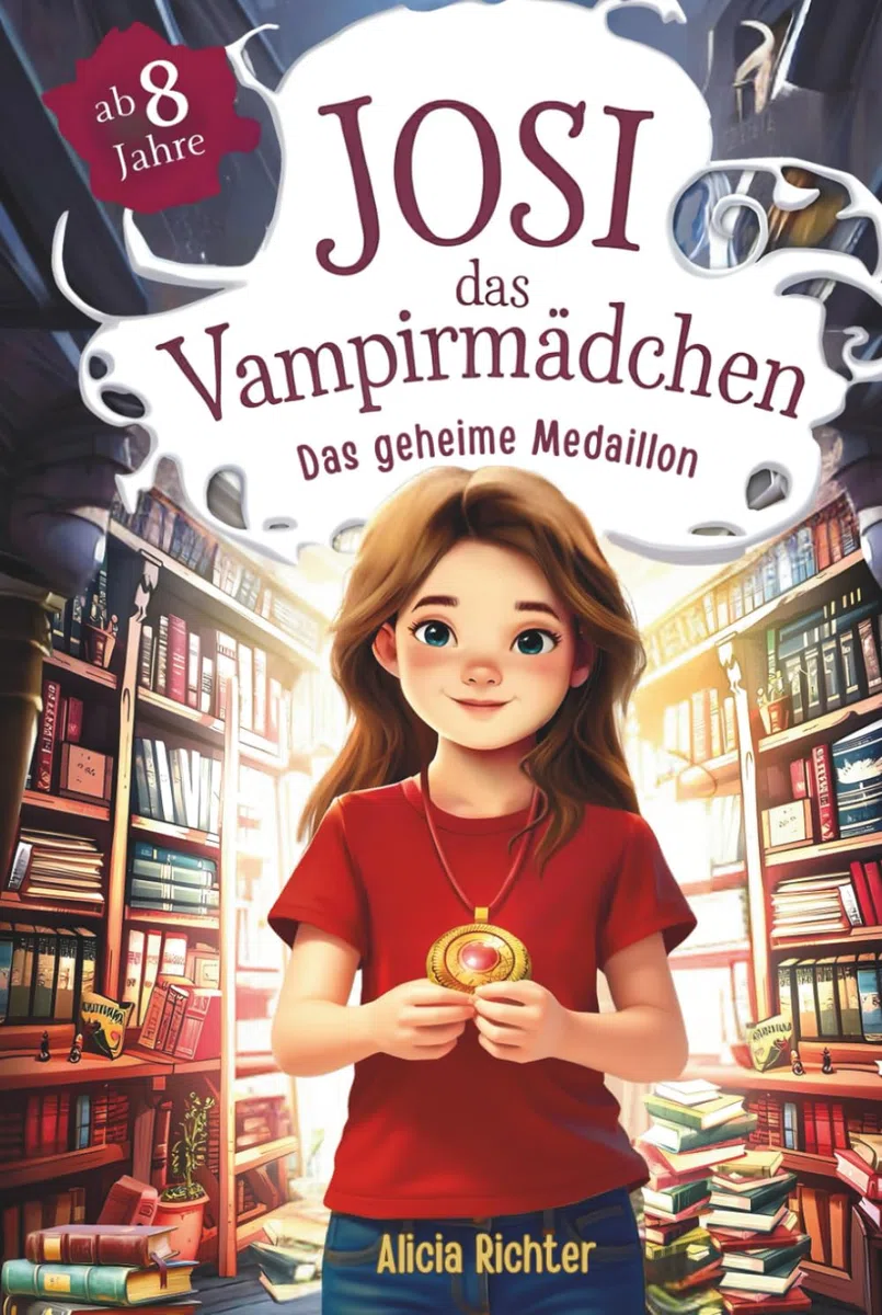Josi – das Vampirmädchen – Ein spannendes Kinderbuch ab 8 Jahren über Mut, Freundschaft und die Kraft, anders zu sein (Große Schrift für Erstleser) – Band 3: Das geheime Medaillon