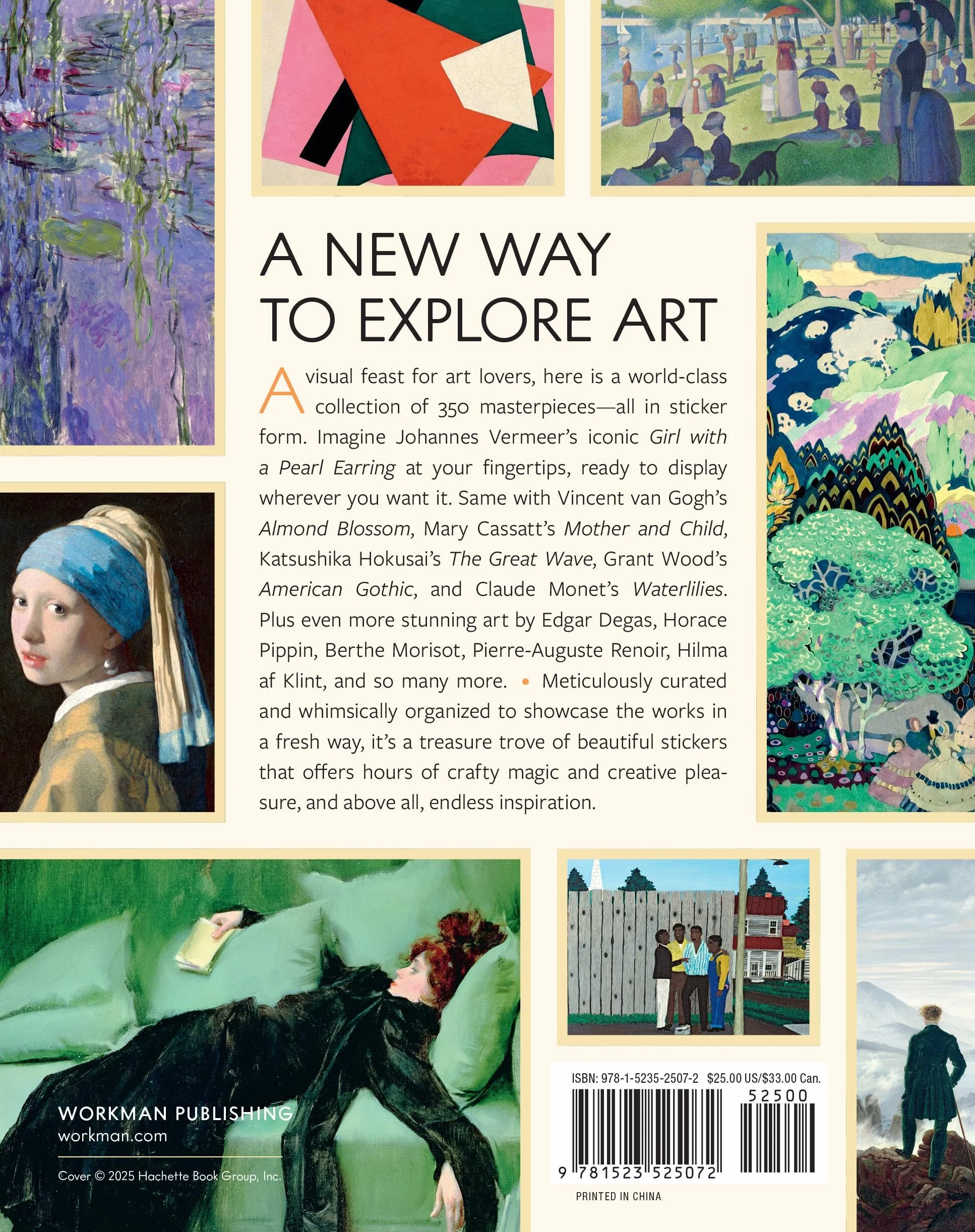 The Art Enthusiast’s Sticker Book: 350 Stickers from Artists Throughout History