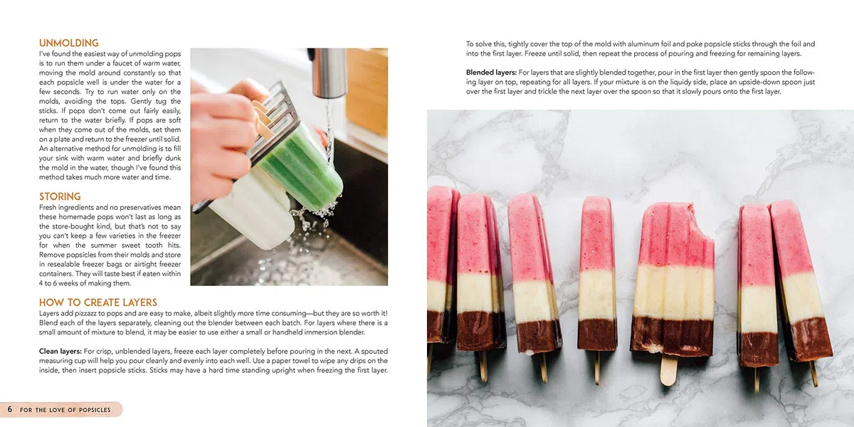 For the Love of Popsicles: Naturally Delicious Icy Sweet Summer Treats from A–Z