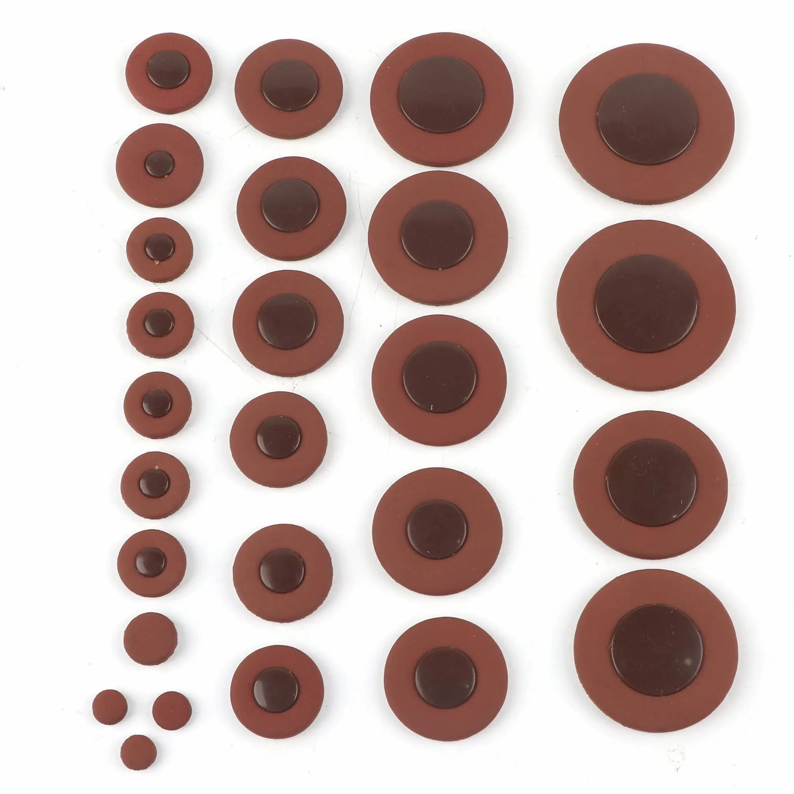 26 Pezzi di Sassofono Alto, Cuscinetti in Pelle Sax Multi -Taglia, Set di Sostituzione di Sax di Altolo | Accessorio Sax Alto | Sostituzione di Sax per Sassofono Contralto