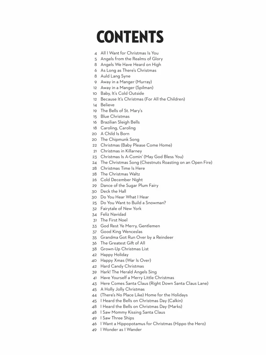 101 Christmas Songs for Flute
