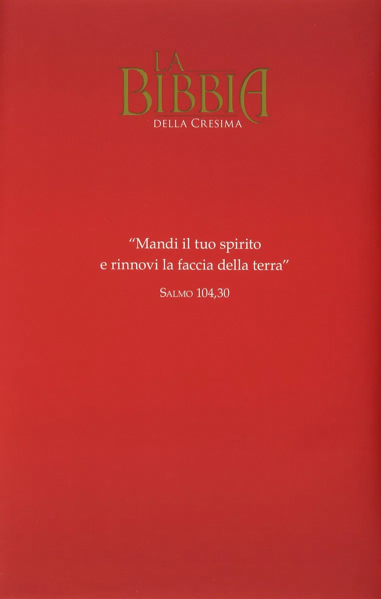 La Bibbia della cresima. Ediz. speciale