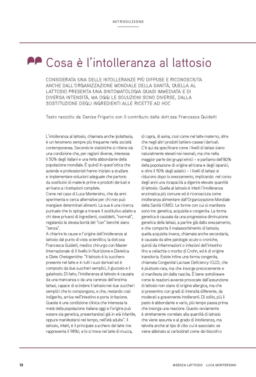 Senza lattosio