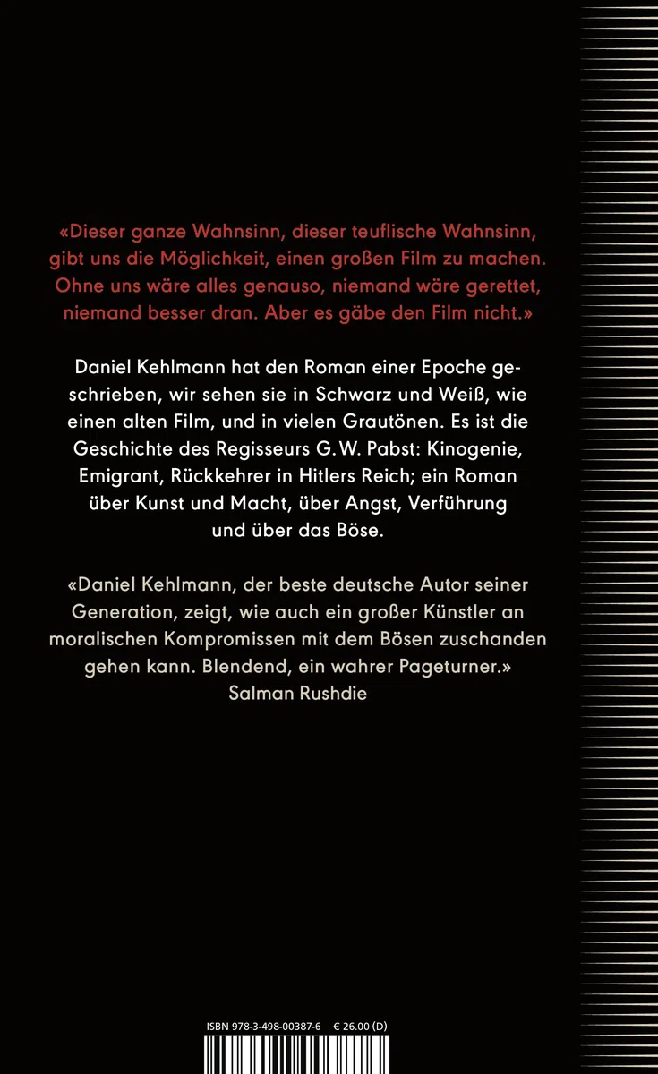 Lichtspiel: Roman | "Ein Geniestreich von einem Roman, ein Buch, das bleiben wird." ARD Druckfrisch