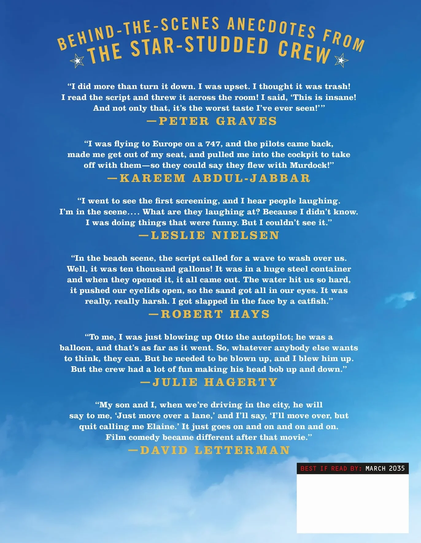 Surely You Can't Be Serious: The True Story of Airplane!