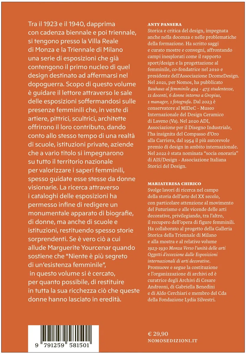 Athena. Le presenze femminili delle Biennali-Triennali di Monza-Milano 1923-1940. Nuova ediz.
