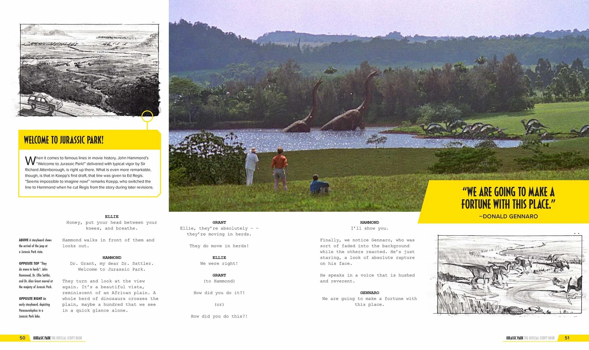 Jurassic Park: The Official Script Book: Complete with Annotations and Illustrations