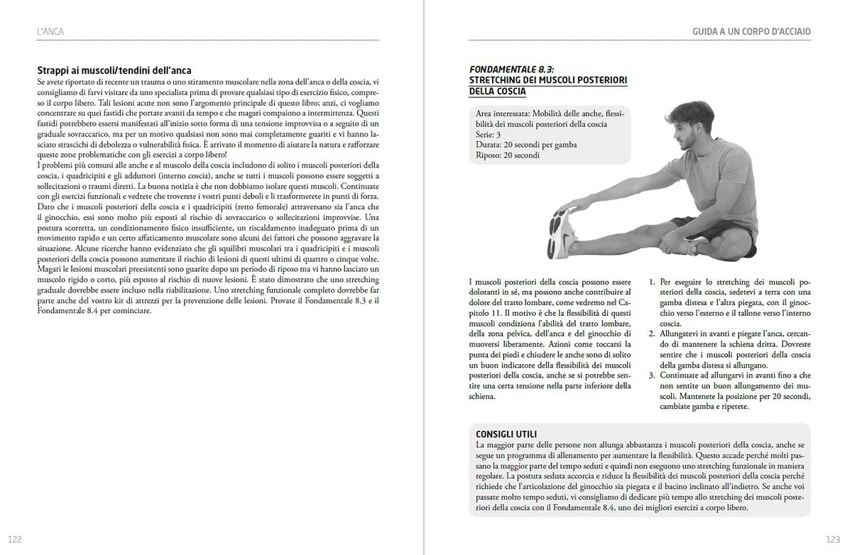 Guida a un corpo d'acciaio. Esercizi a corpo libero per il potenziamento, la prevenzione e il recupero