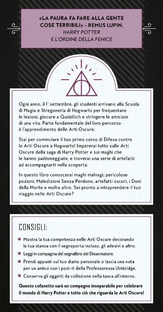 Harry Potter. Lo scrigno delle arti oscure. Con gadgets
