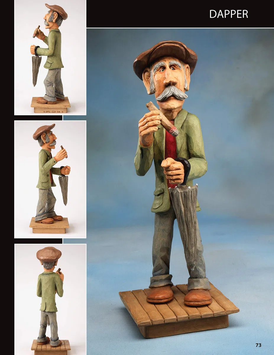 Caricature Carvers Showcase: 50 of the Best Designs and Patterns from the Caricature Carvers of America (Fox Chapel Publishing) 30 Featured CCA Members & Their Work